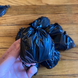 1/12 handmade trash bags set of 4