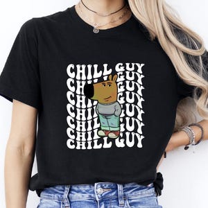 I'm Just A Chill Guy Shirt, TikTok Meme Shirt, Viral Dog Cartoon Shirt, Chill Guy Meme Gift, Boyfriend Gift Shirt, Funny Boyfriend Shirt