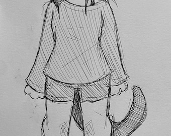Five Dollar Furry Sketch Full-body Commissions!
