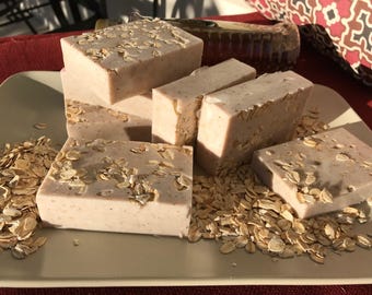 Teacher Stress Relief Artisan Soap, Exfoliating Bath Bar, Appreciation Gift, Oatmeal Honey Cinnamon