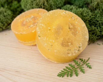 Homemade Soap, Natural Loofah Bar, Organic Vegan Skin Care, Energizing Morning Citrus Glycerin Exfoliating Scrubber