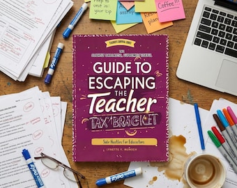 Teacher Side Hustles Guide, Passive Income for Educators (Digital Business Plan)