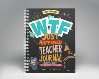Self Care Journal for Teachers, Snarky Printable Digital Download