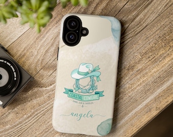 Coastal Cowgirl Personalized Phone Case