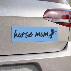 Horse Mom Car Magnet, Gift for Equestrian, Horse Car Decor, Horse Lover, Perfect for Mother&#39;s Day, Horse Girl Gift, Gift For Horse Owner