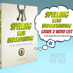 Grade 2 Spelling Lesson Plans - American English - Spelling With Understanding PDF Digital File