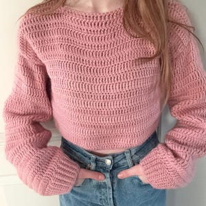 Custom crochet sweater - warm handmade clothing
