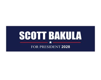 Divertida pegatina política anti-Trump "Bakula" para el parachoques - Regalo anti-Trump - Humor liberal