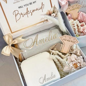 Bridesmaid Proposal Box, Personalized Will You Be My Bridesmaid Gift Box Set, Maid of Honor Proposal, Matron of Honor, Custom Gift Box