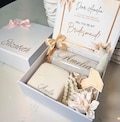 Personalized Bridesmaid Gift Box Set, Bridal Party Gift Boxes, Custom Name Bridesmaid Proposal gift Box, Empty Gift Box, Wedding Gift