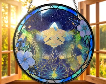 Jirachi Stained Glass Suncatcher Jirachi Window Hanging Decor