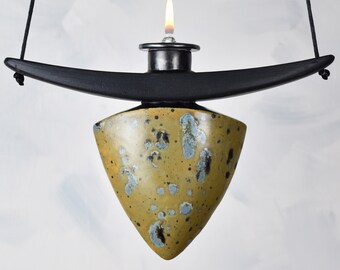 Oil Lamp, Hanging, Sconce, Oil Candle, Pendant, Arrow, Moss, Green