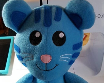 blue tigey plush