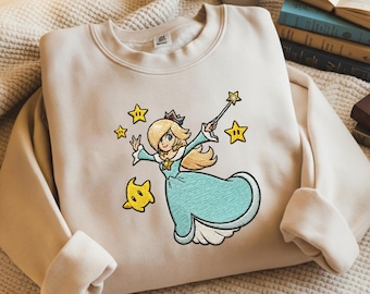 Embroidered Princess Rosalina Sweatshirt, Matching Girls Trip Tee, Epic Universe Shirt