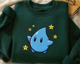 Sweat brodé Mario Luma, chemise Gamer pull Disneyland, t-shirt voyage Universal Studios