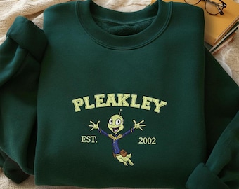 Disney Pleakley Embroidered Hoodie, Lilo Stitch Characters Shirt, Disneyland Trip Family Shirt