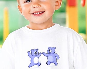 Big Brother Tanzbären Kleinkind Shirt | Geschwister-T-Shirt | Bella+Canvas 3001T 2T/3T/4T/5T