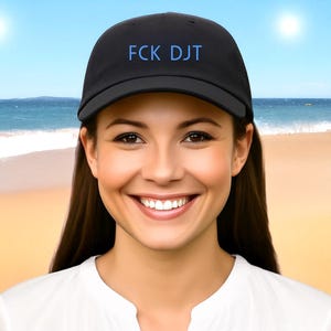 Subtle FDT Baseball Cap - Anti Trump Embroidered Dad Cap - Unisex Baseball Hat -  Political Hat