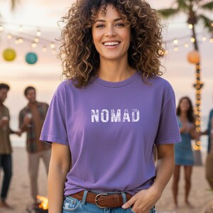 Nomad Shirt | Wanderlust Travel Tee | Exchange Student | Unisex Comfort Colors 1717