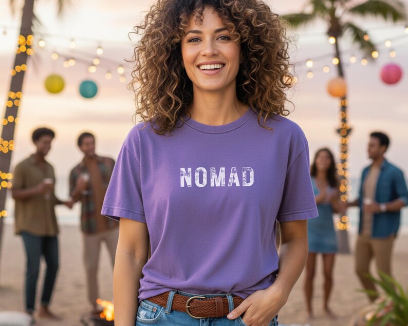 Nomad Shirt | Wanderlust Travel Tee | Exchange Student | Unisex Comfort Colors 1717