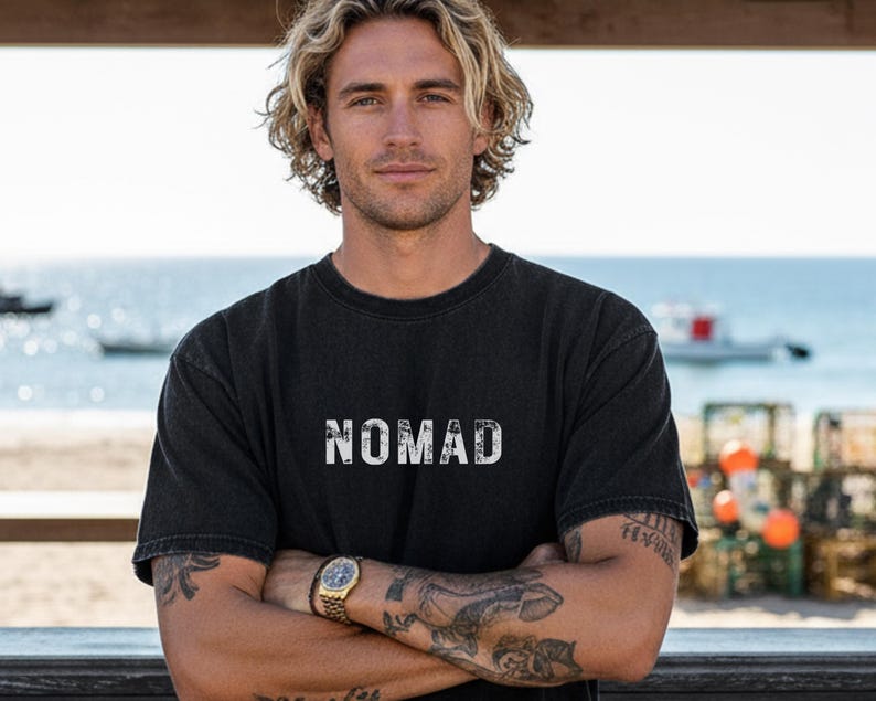 Nomad Shirt | Wanderlust Travel Tee | Exchange Student | Unisex Comfort Colors 1717