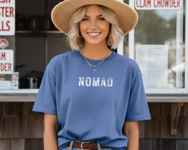 Nomad Shirt | Wanderlust Travel Tee | Exchange Student | Unisex Comfort Colors 1717
