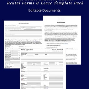 Real Estate Landlord Bundle | Rental Forms & Lease Template Pack
