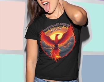 Camiseta con gráfico de fénix para cumpleaños en julio / Camiseta unisex Bella+Canvas