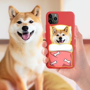 Personalized Phone Case Custom Dog Phone Case Unique Pet iPhone Case Pet Phone Case with Custom Photo Pet Loss Gift