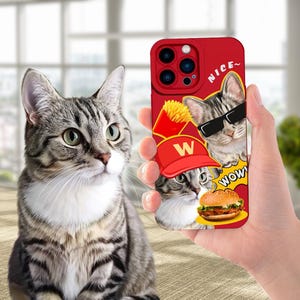 Custom Dog Phone Case Unique Cat iPhone Case Personalized Phone Case Pet Phone Case with Custom Photo Pet Loss Sympathy Gift Animal Lovers