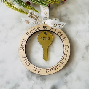 First Christmas in our New Home Ornament SVG