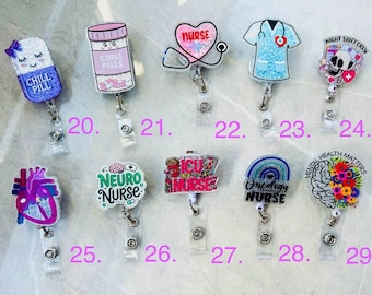 Nursing Retractable Badge Reel