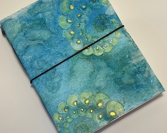 Mixed Media Canvas Covered Hand bound Art Journal