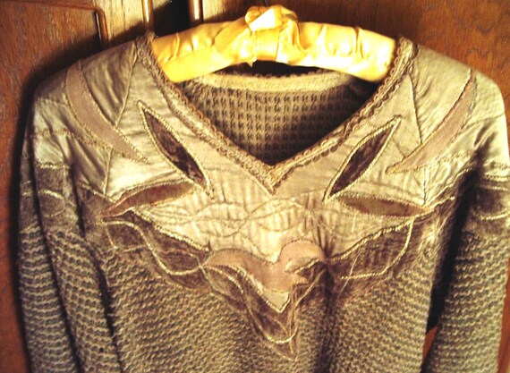 Italian TWO Piece Set, Patchwork Decorated  Full … - image 3