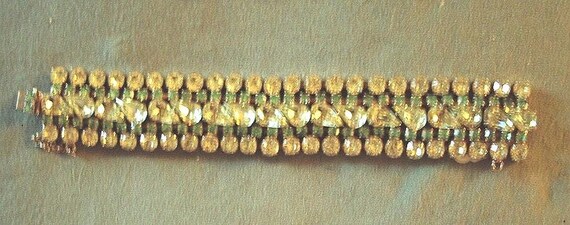 Gift Item! 1960s Vintage Weiss Bracelet with Jonq… - image 1