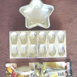 Fancy Assorted Baking Pans / Molds  4 New Items #TD112  Tableware/ Cookware