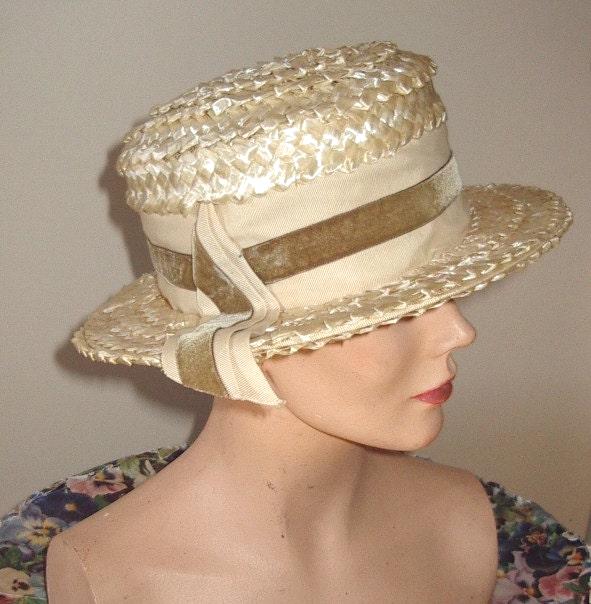 Frank Olive Straw Hat - Etsy display picture 1
