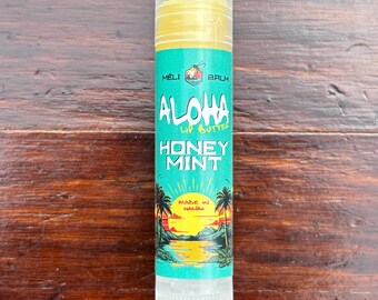 100% Natural Honey Mint Beeswax Lip Balm, With Coco butter & Shea Butter