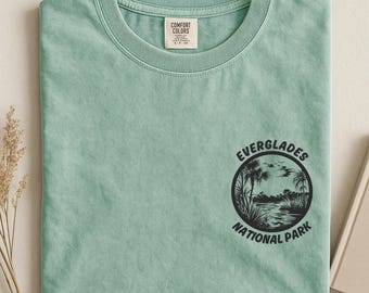 T-shirt Everglades Comfort Colors National Park, Floride