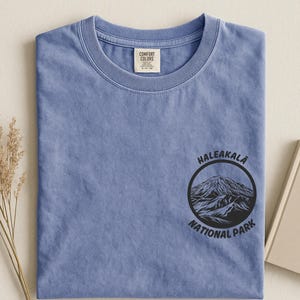 Haleakala Comfort Colors National Park T-shirt, vintage Hawaii bergshirt afbeelding 10
