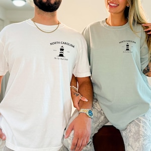 North Carolina Comfort Colors Vintage Tar Heel State T-Shirt image 2