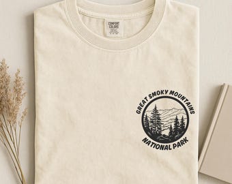 Smoky Mountains Comfort Colors Shirt, National Park T-Shirt