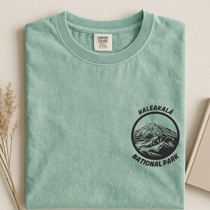 Haleakala Comfort Colors National Park T-shirt, vintage Hawaii bergshirt afbeelding 8