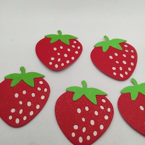 Strawberry die cut, cardmaking , scrapbooking