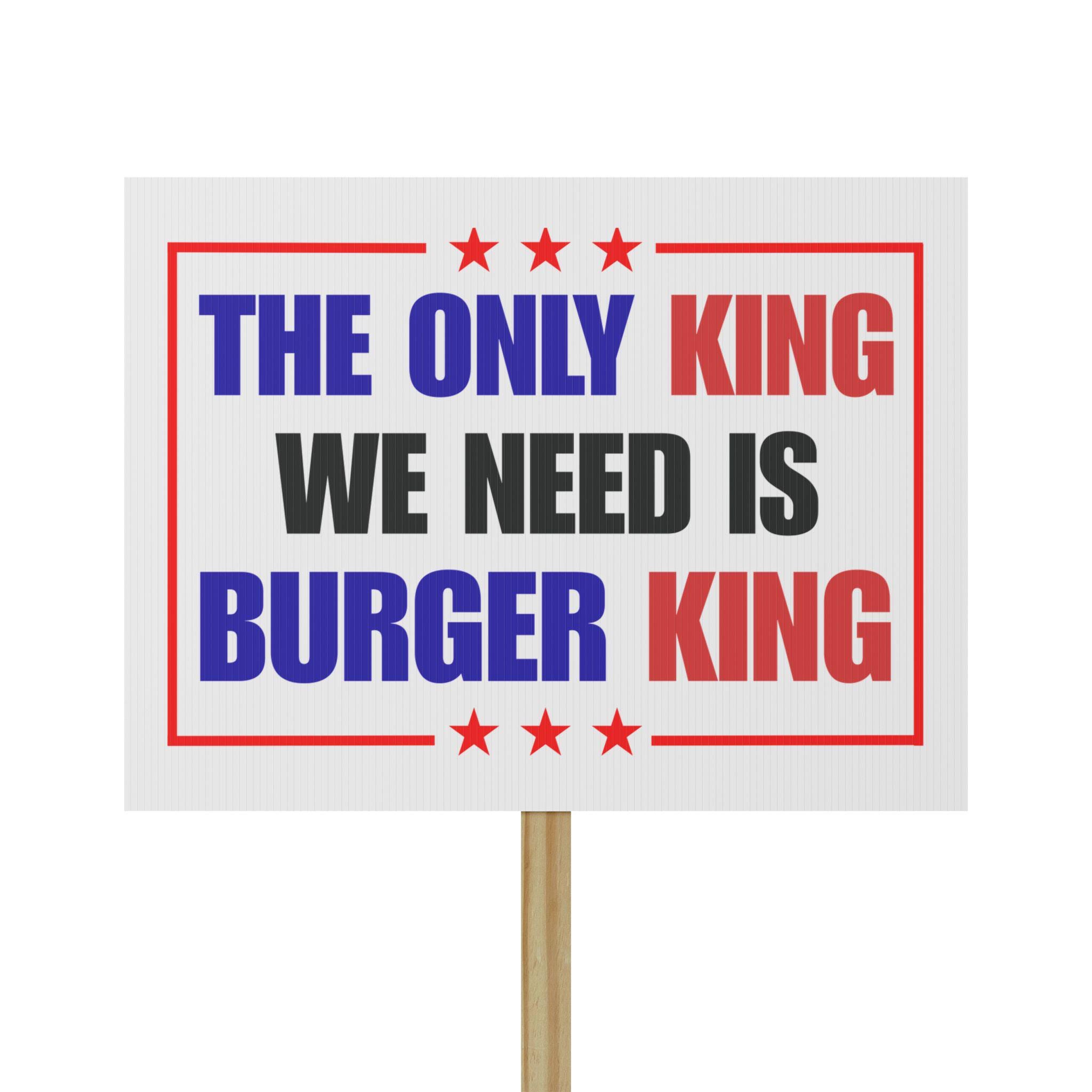 Burger king poster - Etsy 日本