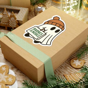 Bookish Ghost Vinyl Sticker | Book Lover Gift, Kindle, Laptop Bild 5