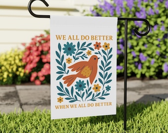Equality Garden Flag: Social Justice, Progressive Yard Decor