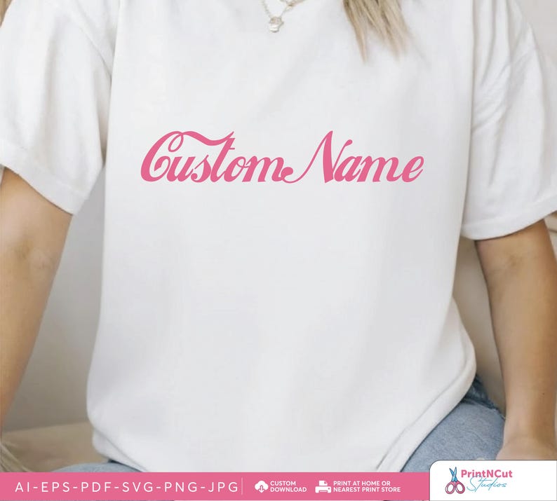 Custom Name Svg | Custom Cursive Svg | Custom Name PNG | Elegant Name ...