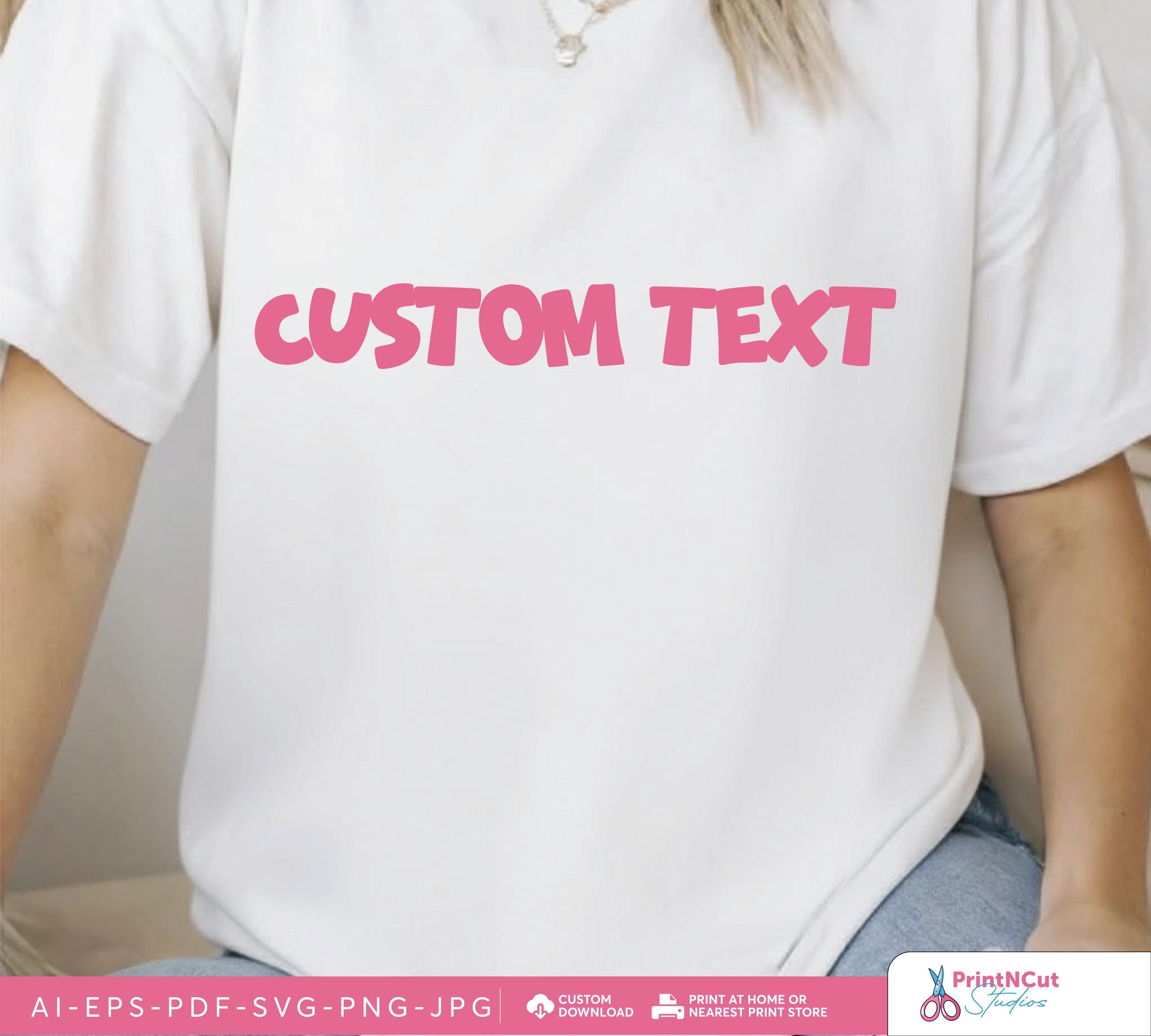 Custom Name SVG | Custom Text PNG | Custom Design Svg | Custom Name ...