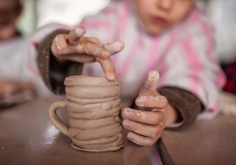 Clay at Home Pottery Kit for 2 Make Your Own Air Dry Clay Etsy